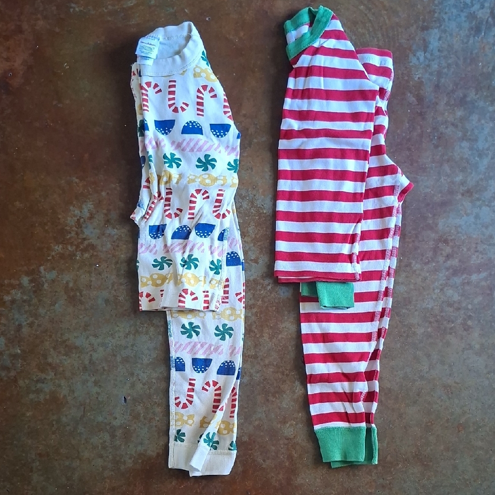 Hanna Andersson Candy Cane and Stripes Pajama Set